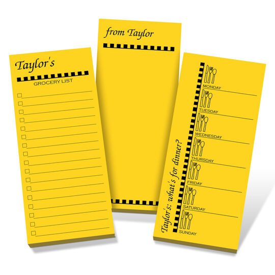 Kitchen Notepad Set